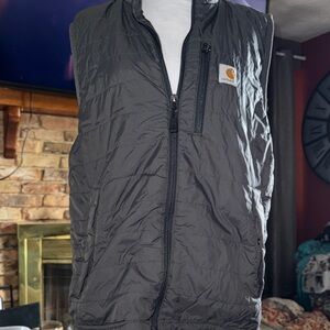 Carhartt Rain Defender Men's Charcoal Quilted Vest